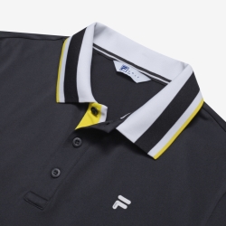 Fila Golf Polroti - Miesten Poolopaita - Mustat | FI-45606